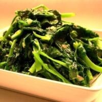 Stir-Fried Snow Pea Leaves with Garlic, by aedison.aieoederdu.tk