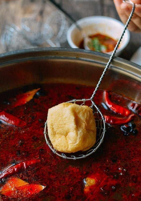 Dipping Soy Puff into Sichuan Hot Pot, by aedison.aieoederdu.tk