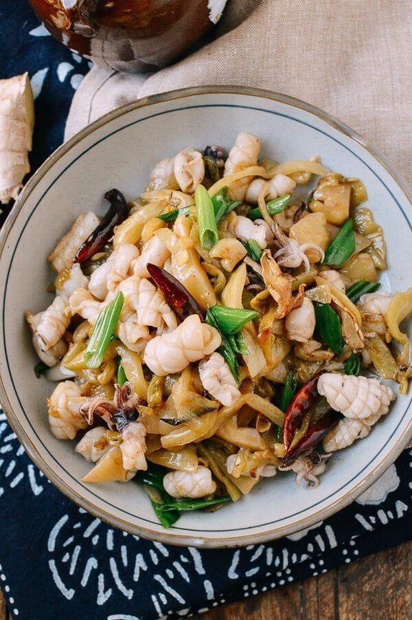 Squid Stir-Fry with Pickled Mustard Greens, by aedison.aieoederdu.tk