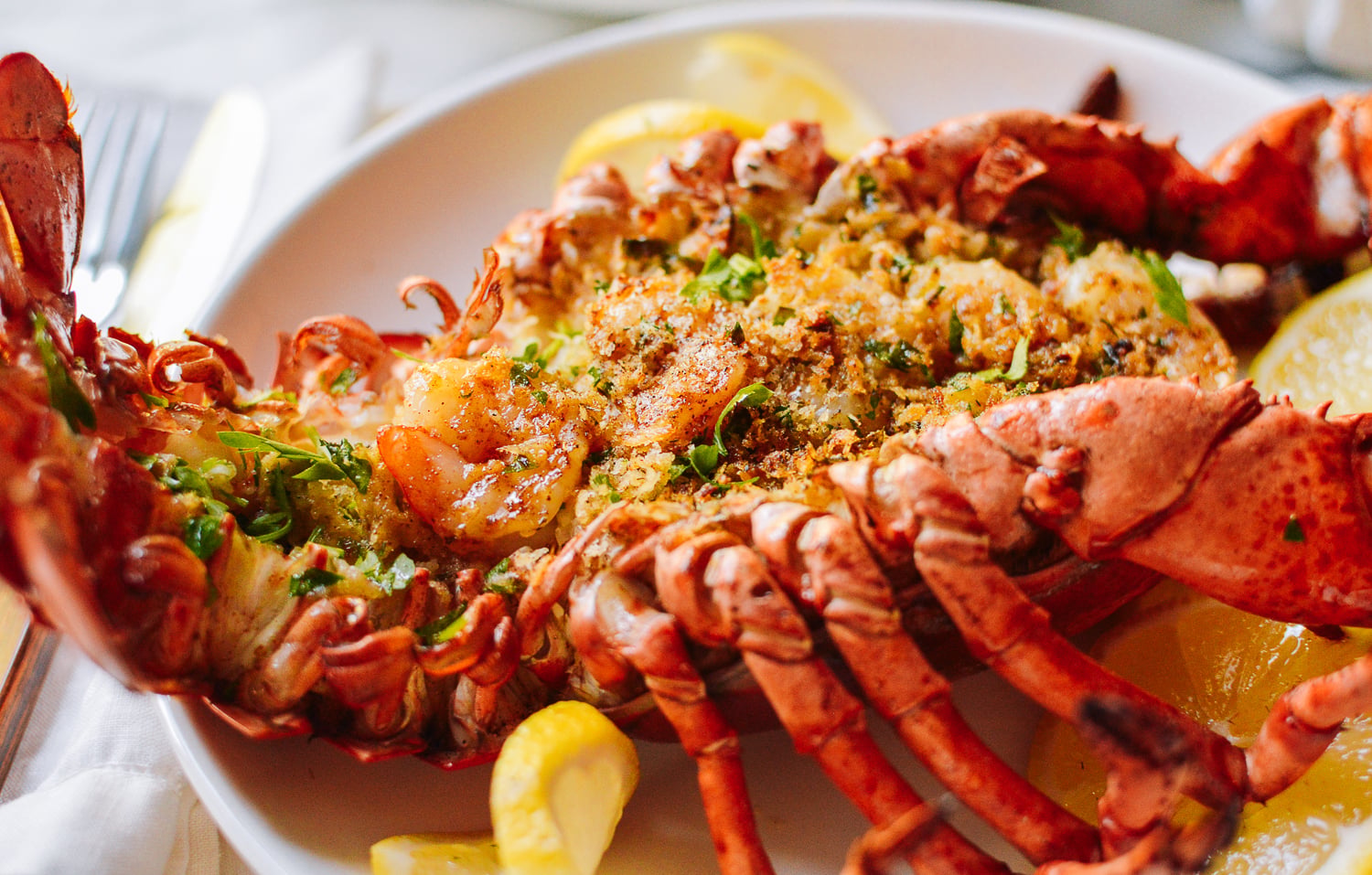 Baked Stuffed Lobster with Shrimp, by aedison.aieoederdu.tk