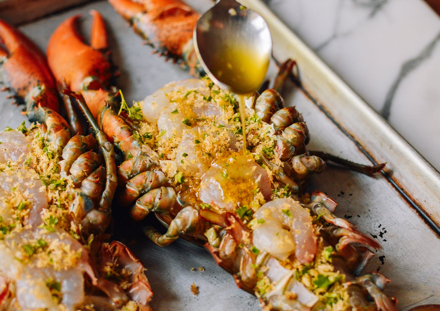 Baked Stuffed Lobster with Shrimp, by aedison.aieoederdu.tk