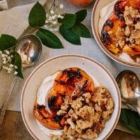 Grilled Peach Crisps with Yogurt, by aedison.aieoederdu.tk