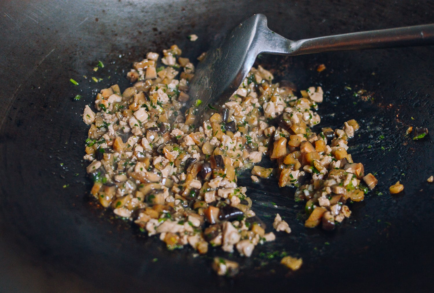 finished filling in wok for Savory Tang Yuan, by aedison.aieoederdu.tk