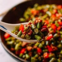 Chinese Stir-fried Green Beans with Pork, aedison.aieoederdu.tk