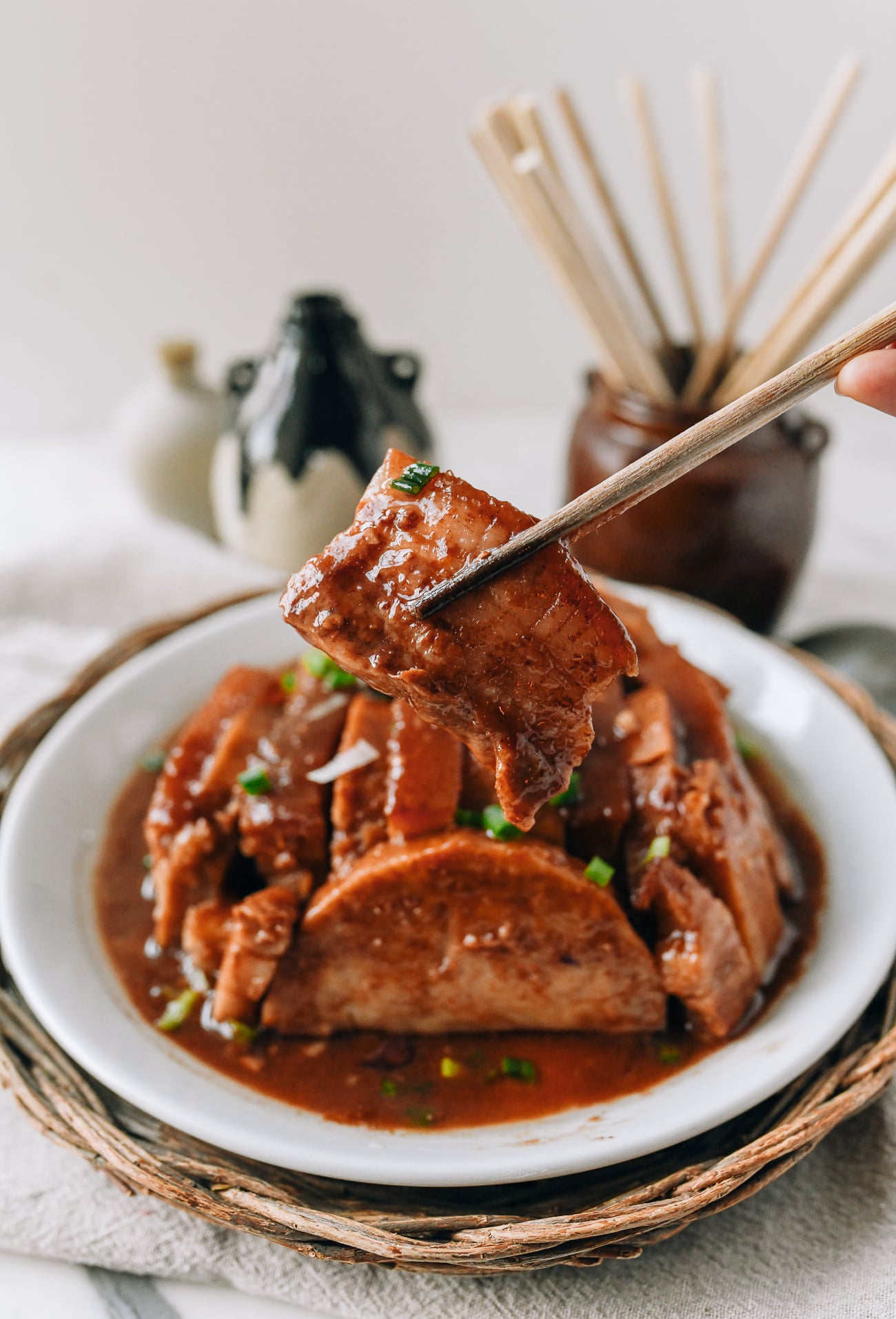 Hakka Steamed Pork Belly with Taro